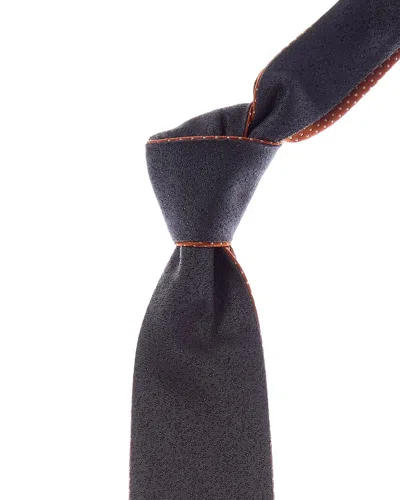 Canali Silk Tie In Blue