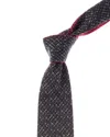 Canali Silk Tie In Red