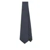 Canali Polka Dot Embroidery Silk Tie