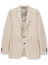 Canali Single-breasted Blazer In 中性色