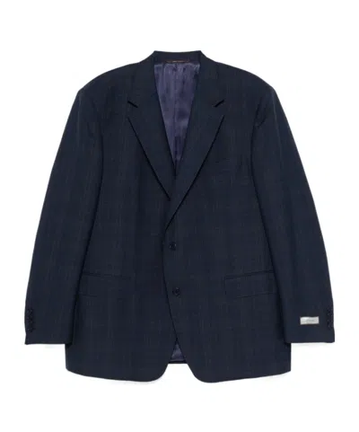 Canali Single-breasted Blazer In Blue