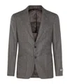 Canali Two-button Single-breasted Blazer In Black