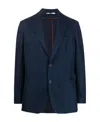 Canali Single-breasted Blazer In Black