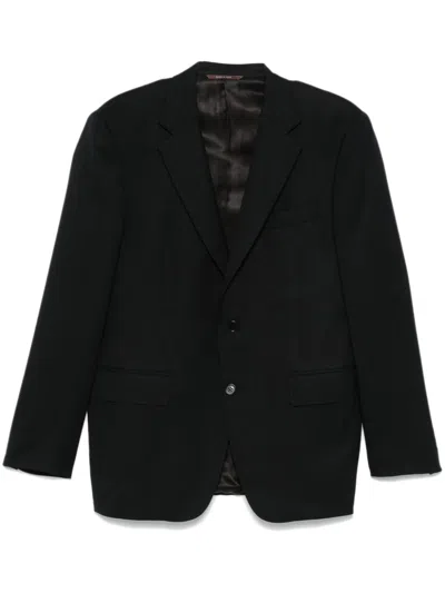 Canali Single-breasted Blazer In Black