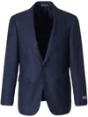 Canali Two-piece Wool Suit In Blue