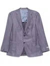 Canali Single-breasted Blazer In Blue