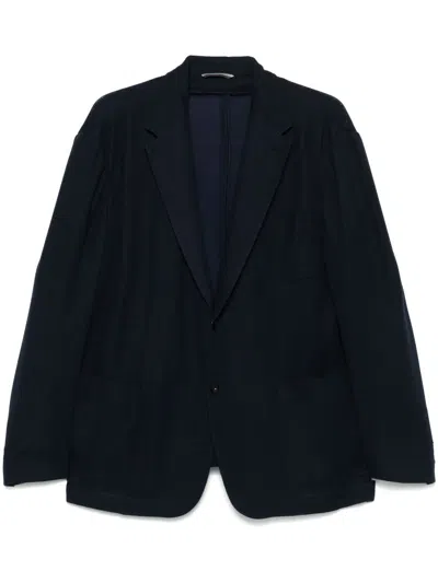 Canali Single-breasted Blazer In Blue