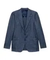 Canali Single-breasted Blazer In Blue