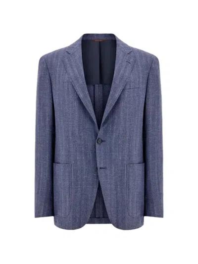 CANALI SINGLE-BREASTED BLAZER