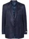 Canali Single-breasted Blazer In Blue