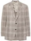 Canali Brown Jackets In Braun