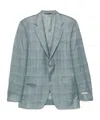 Canali Single-breasted Blazer In Gray