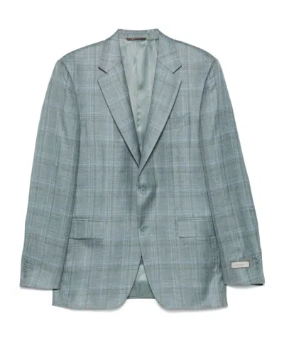 Canali Single-breasted Blazer In Gray