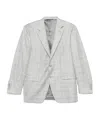 Canali Single Breasted Blazer In White