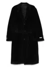 Canali Single-breasted Coat In Black