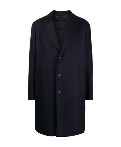 CANALI SINGLE-BREASTED LONG COAT