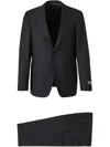 Canali Single-breasted Suit In Black