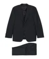 Canali Single-breasted Suit In Black