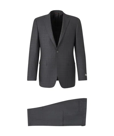 CANALI CHECKED TWO-PIECE SUIT