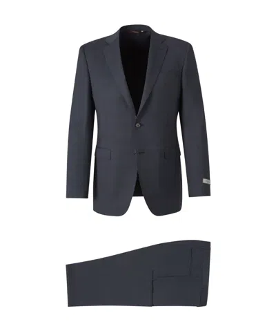 Canali Single-breasted Two-piece Suit In Navy