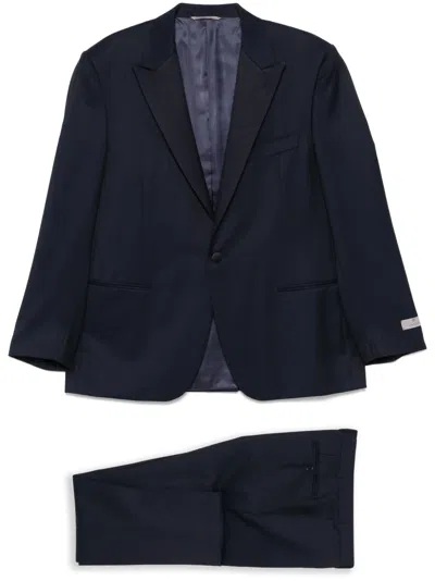 Canali Single-breasted Suit In Blue