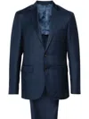 Canali Single-breasted Suit In Blue