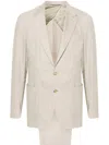Canali Single-breasted Suit In Neutrals
