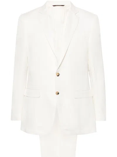 Canali Single-breasted Suit In White