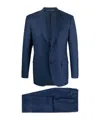 Canali Single-breasted Two-piece Suit In Blue
