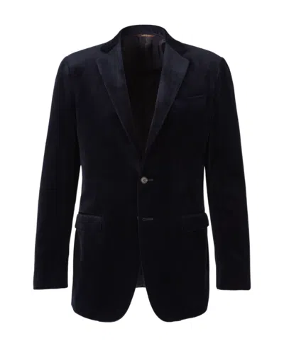 Canali Single-breasted Velvet Dinner Jacket In Black