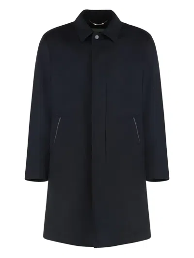 CANALI SINGLE-BREASTED WOOL COAT