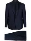 Canali Single-breasted Wool Dinner Suit In Blau