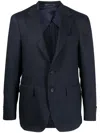 Canali Single-breasted Blazer In Blue