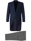 Canali Single Breasted Wool Suit In 蓝色