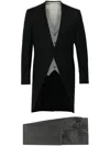Canali Single-breasted Wool Suit In Black