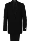 Canali Single-breasted Wool Suit In Black