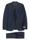 Canali Single-breasted Wool Suit In Blue