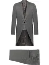 Canali Single-breasted Wool Suit In Grey
