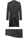 Canali Single-breasted Wool Suit In Grey