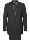Canali Single-breasted Wool Suit In Grey