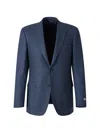 Canali Single-breasted Blazer In Blue