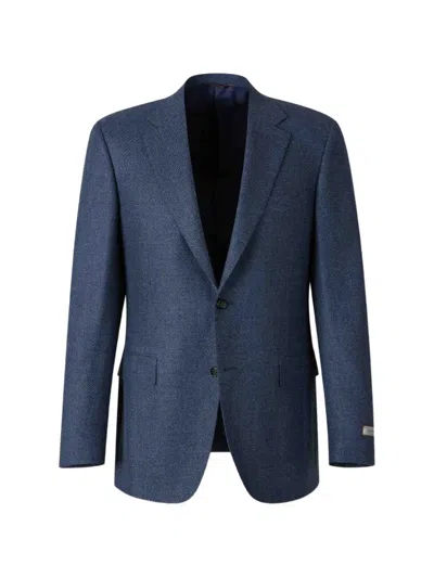 Canali Single-breasted Blazer In Blue
