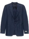 Canali Single-breasted Blazer In Blue