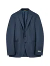 Canali Single-breasted Blazer In Blue