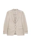 Canali Single-breasted Blazer In Multi