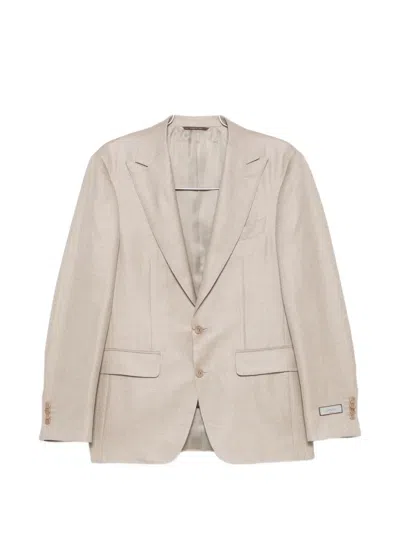 Canali Single-breasted Blazer In Multi