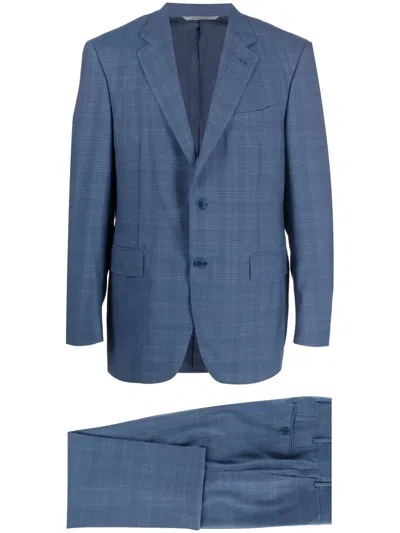 Canali Single-breasted Suit In Blue