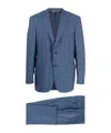Canali Single-breasted Suit In Blue