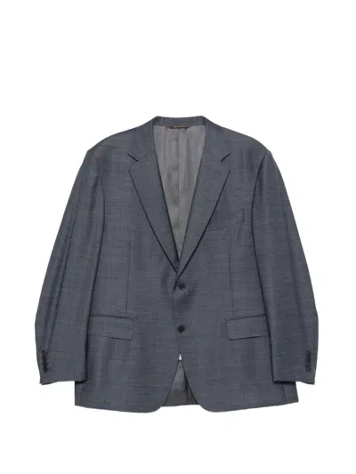 Canali Single-breasted Suit In Blue