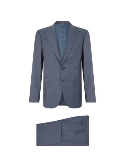 CANALI SINGLE-BREASTED WOOL JACKET
